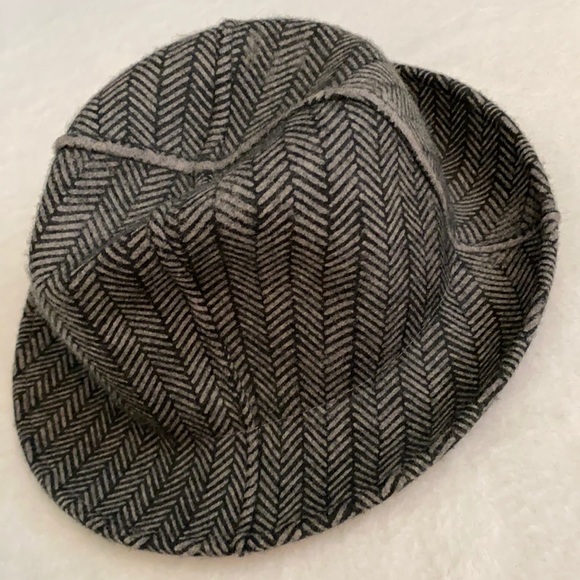 Goorin Bros | Wool Blend Herringbone Fedora Unstructured Hat Grey/Gray (M 7 1/8) - Picture 5 of 12